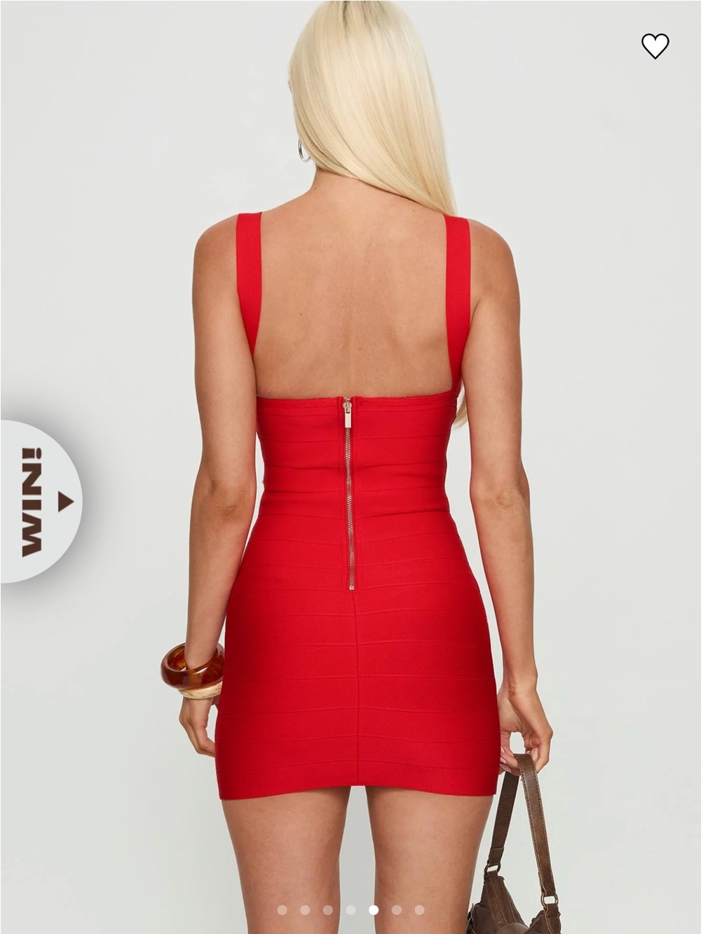 Red Bandage Dress - Picture 3 of 4